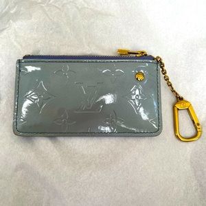Louis Vuttion Cles Vernis Pouch and Key Ring
